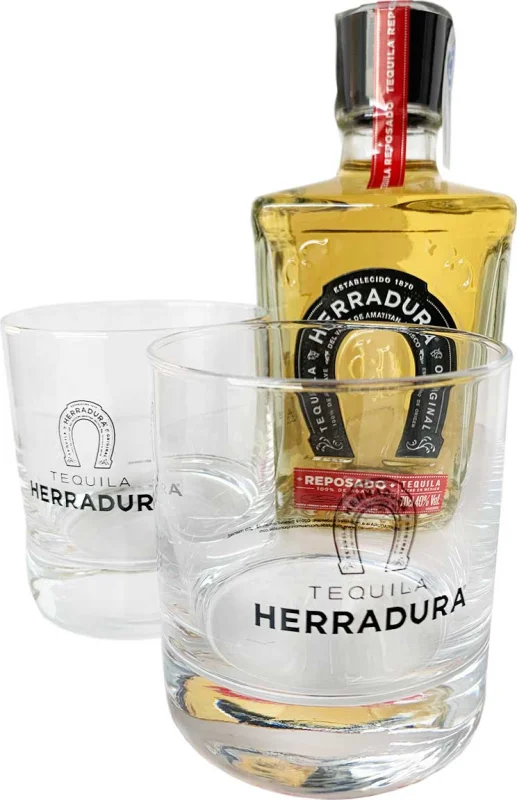 Herradura Reposado + 2 Vasos - Fotografía principal del producto