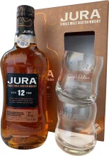 Isle of Jura Reseva 12 Años + 2 Vasos