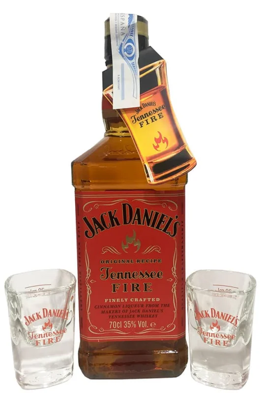 Jack Daniel's Fire + 2 Chupitos - Fotografía principal del producto