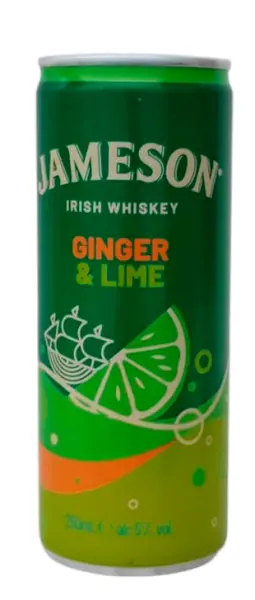 Jameson Ginger Ale & Lime 25 CL (12 cans) - Main product photo