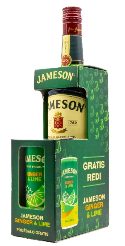 Jameson + Jameson Ginger & Lime 25 CL - Main product photo