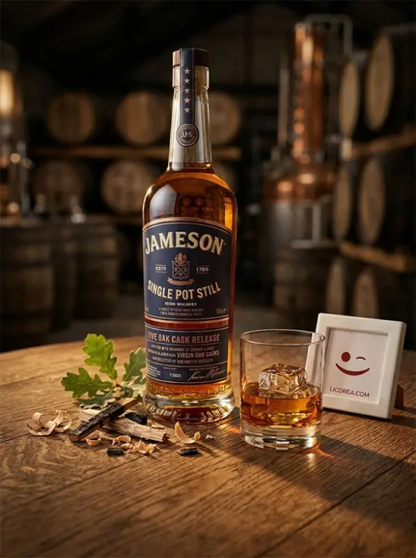 Jameson Single Pot Still Five Oak Cask Release - Imagen 2 del producto