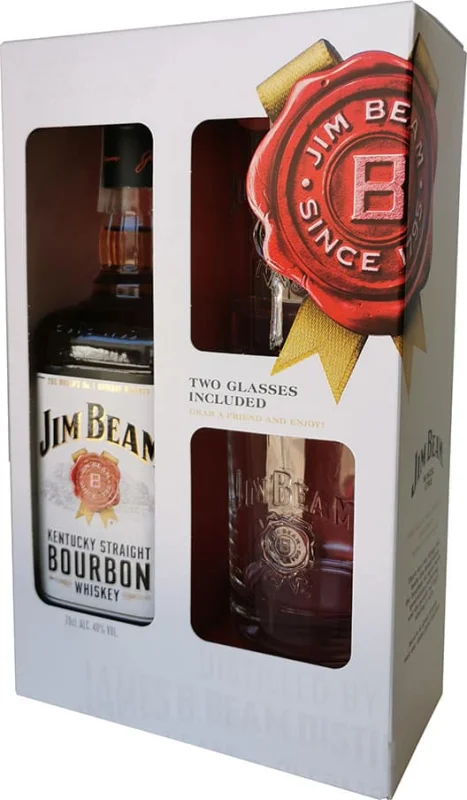 Jim Beam + 2 Vasos - Fotografía principal del producto