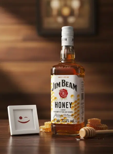 Jim Beam Honey 1 Litro - Imagen 2 del producto
