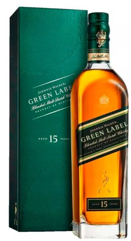 Johnnie Walker Green Label 15 Year 1 Litre (Highland) - Main product photo