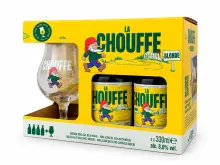 La Chouffe Blonde 4 Botellas + Copa