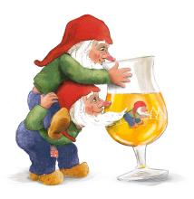 La Chouffe Blonde 4 Bottles + Cup