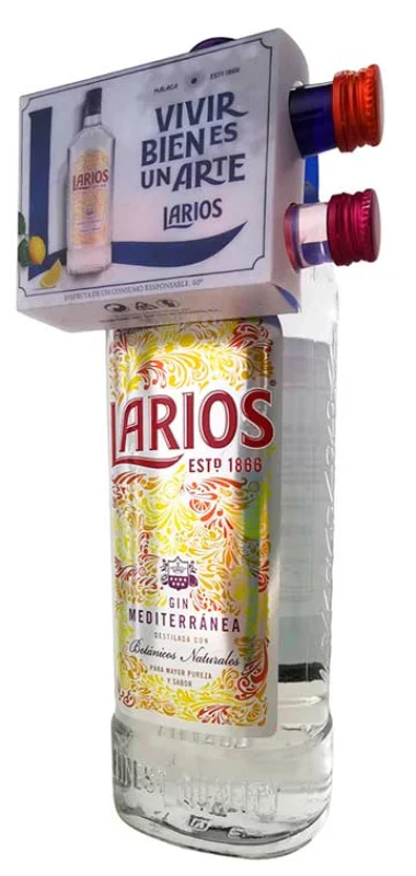 Larios 1 Litro + Larios Rose 5 CL + Larios 12 5 CL - Fotografía principal del producto