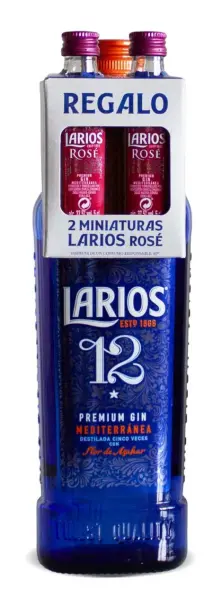 Larios 12 + 2 Larios Rose 5 CL Gratis (España) - Fotografía principal del producto