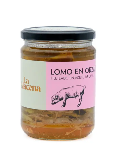 Sliced Pork Loin in Olive Oil 435 g - Main product photo