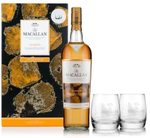Macallan Amber Edición Limitada Estuche 2 Vasos 2017 (Speyside)