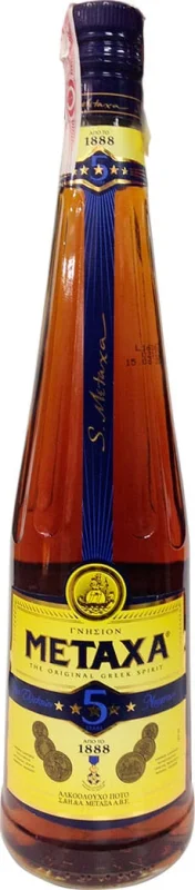 Metaxa 5 Stars 1 Litro - Fotografía principal del producto