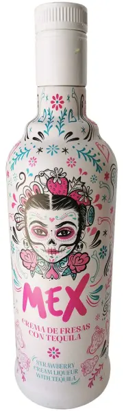 Mex Strawberry Cream liquor with Tequila - Main product photo