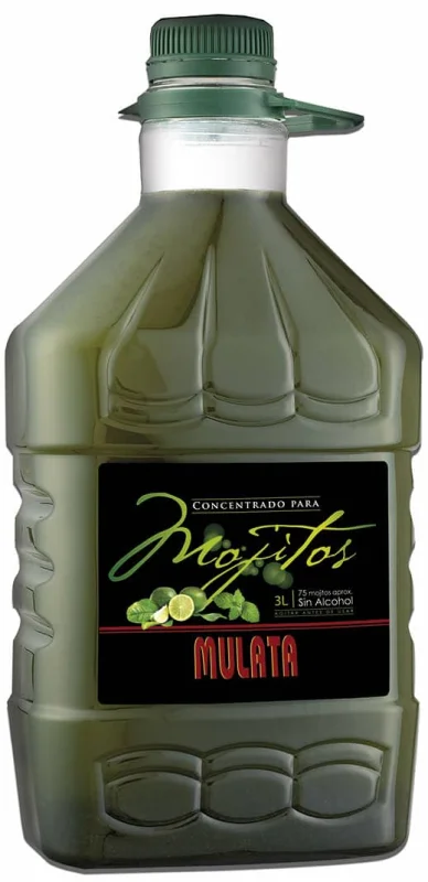 Concentrado de Mojito Mulata 3 Litros - Fotografía principal del producto