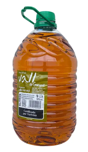 Moscatel Vall de Gorgos 5 Liter - Hauptproduktfoto