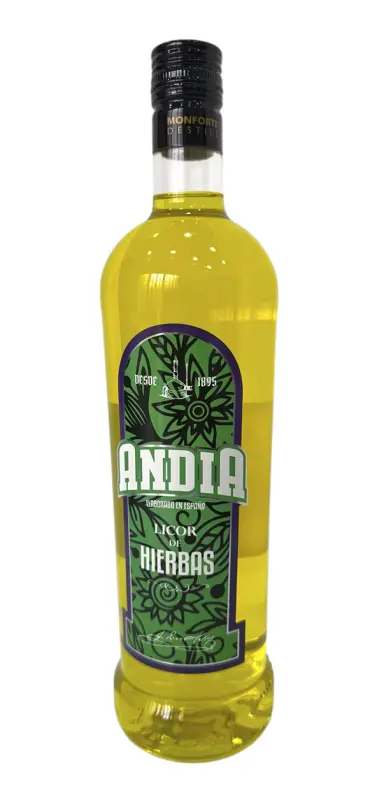 Orujo aux Herbes Andia 1 Litre - Photo principale du produit