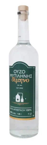 Ouzo of Mytilini Dimino 1 Liter - Main product photo