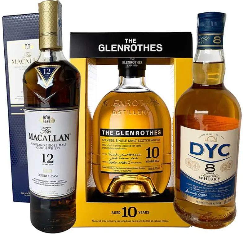 Macallan Doble Oak + Glenrothes 10 + Gratis DYC 8 - Main product photo