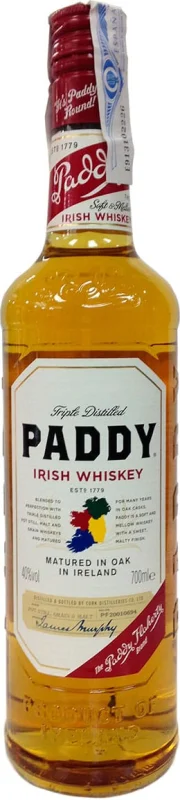 Paddy Irish Whiskey - Fotografía principal del producto