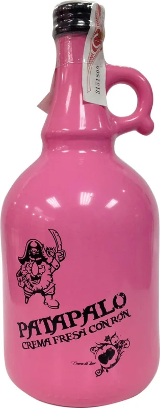 PataPalo Crema de Fresa con Ron 1 Litro - Fotografía principal del producto