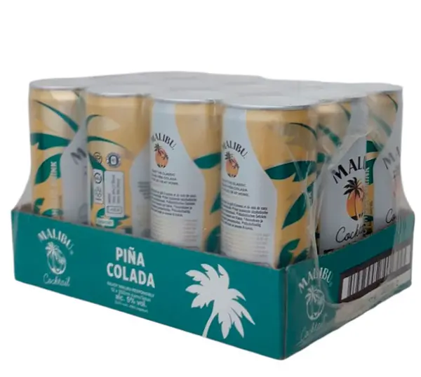 Malibu Piña Colada 25 CL (12 lattine) - Immagine 3 del prodotto