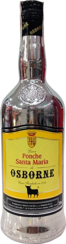 Ponche Santa María de Osborne 1 Litro - Fotografía principal del producto