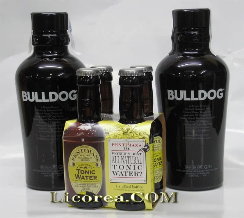 Bulldog 1 litro  2 Bottiglie + 4 Toniche Fentimans Gratis - Foto principale del prodotto