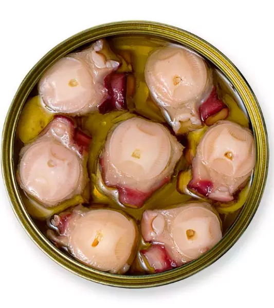 Poulpe à l'Huile d'Olive 138g La Brujula - Image 2 du produit