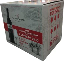 Ramón Bilbao Reserva 2016 6 Flaschen + 6 Gläsern
