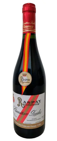 Primitivo Quiles Raspay Reserve 2019 - Main product photo