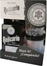 Relicario Reserva 12 Años + 2 Vasos (República Dominicana)