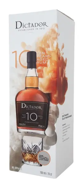 Dictador 10 años con vaso de regalo - Imagen 3 del producto