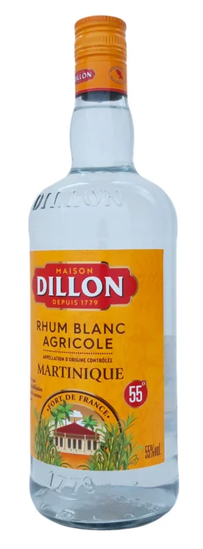 Ron Blanco Dillon 55% (Martinica) - Fotografía principal del producto