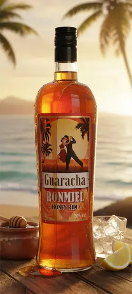 Guaracha Ron Miel 1 Litro (Canarias) - Imagen 2 del producto