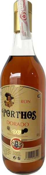 Ron Dorado Porthos 1 Litro - Fotografía principal del producto