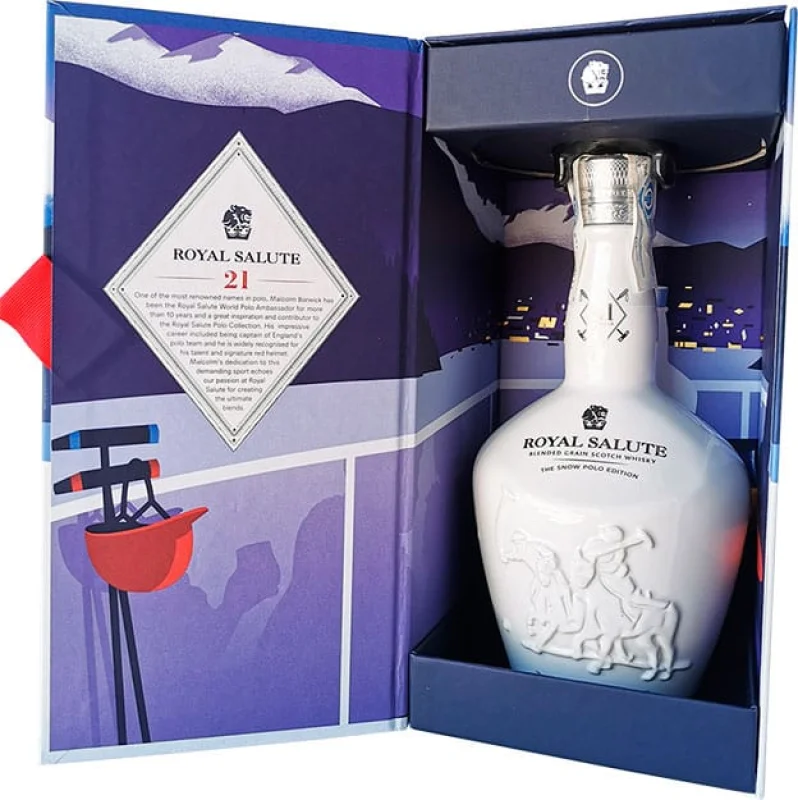 Chivas Royal Salute 21 Year Reserve Snow Polo Edition (Ceramic) - Main product photo