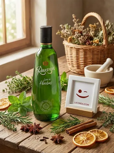 Liqueur aux Herbes Ruavieja 1 Litre - Image 2 du produit