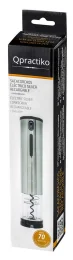 Sacacorchos Eléctrico recargable silver + corta cápsulas