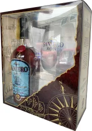 Santero 21 Jahre + Glas