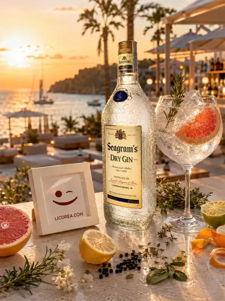 Seagram's Extra Dry Gin 1 Litro (USA) - Imagen 2 del producto