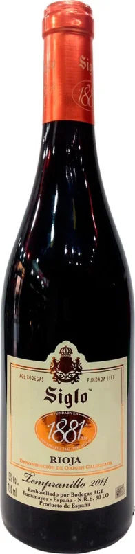 Siglo 1881 Crianza 2016 - Main product photo