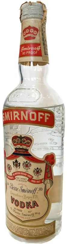 Vodka Smirnoff años 70 - Fotografía principal del producto