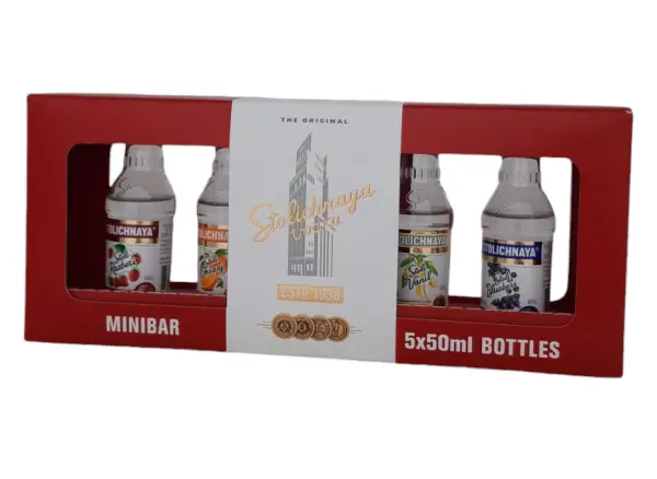 Stolichnaya Mini Bar 5 Geschmacksrichtungen 5 CL - Bild 2 des Produkts