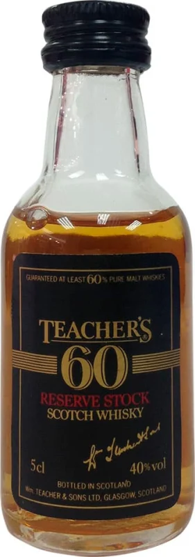Teacher's 60 Reserve Stock 5 CL - Main product photo