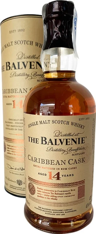 The Balvenie Caribbean Cask Reserva 14 Años (Highland) - Fotografía principal del producto