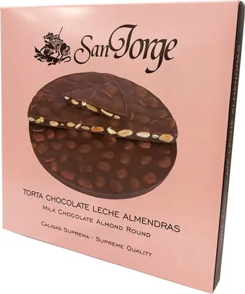 Nougat Cake Milk Chocolate Almonds San Jorge - Main product photo