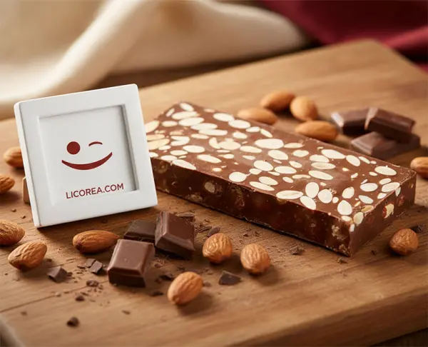 Milk Chocolate Nougat with Almonds 300 g - Image 2 of the product
