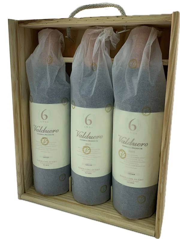 Valduero 6 Años 2016 3 Botellas Caja Madera - Fotografía principal del producto