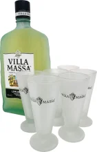 Villa Massa Limoncello + 6 Chupitos