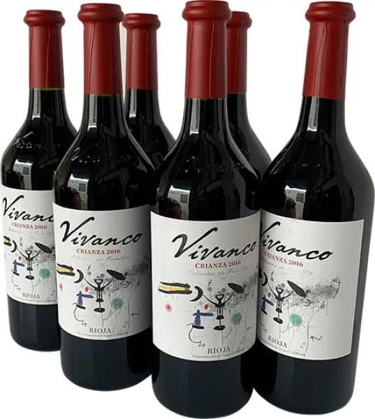 Vivanco Crianza 2022 6 Bottigle + 6 Bicchieri - Immagine 2 del prodotto